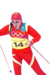 图文-越野滑雪女子4×5公里接力柳圆圆不畏严寒