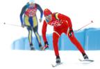 图文-越野滑雪女子4×5公里接力王春丽领先对手