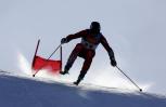 图文-高山滑雪男子大回转赛乔格尔惊险降落