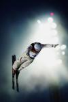 图文-自由式滑雪空中技巧预赛聚光灯下的明星