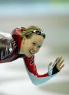 图文-速度滑冰女子1500米克拉森挥手致意