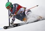 图文-高山滑雪女子大回转赛芬兰选手表现出色