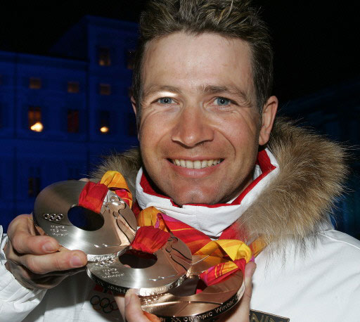 图文-冬奥会25日颁奖仪式冬季两项铜牌比约达伦