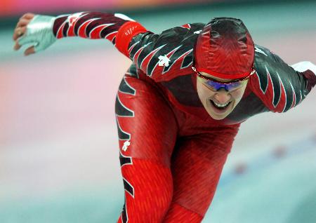 图文-冬奥会速滑女子5000米克休斯也很吃力
