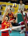 图文-女排世锦赛中国3-1古巴杨昊高压吊球精彩