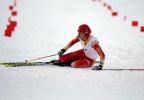 图文-越野滑雪女子短距离自由式王春丽摔出金牌