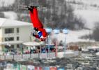 图文-自由式滑雪空中技巧韩晓鹏摘金在空中飞翔