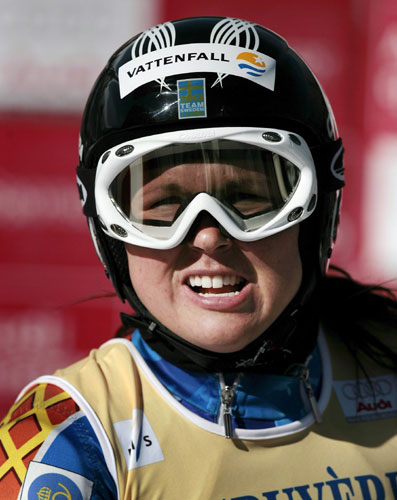 图文-高山滑雪世界杯瑞士站 瑞典人在期待好成