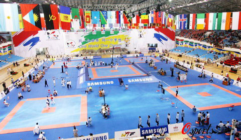 图文-2007跆拳道世锦赛首日战况 比赛场馆全景
