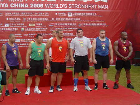 图文-大力士冠军赛决赛现场 大力士赛颁奖仪式