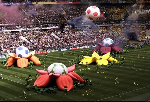 资料图片-历届世界杯开幕式回顾 1998年法国世