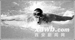 菲尔普斯写惊人新纪录吴鹏创中国男泳历史最佳(图)