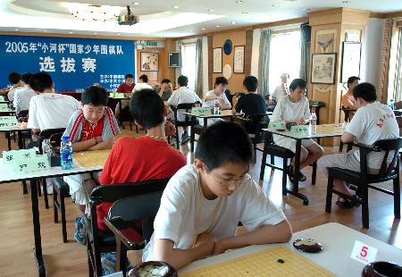 图文-围棋国少队选拔赛第一日 众少侠各显神通