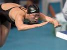 图文-十运女子200米蛙泳决赛齐晖纵身跃入水中
