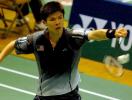 图文-05中国香港羽球公开赛黄综翰在比赛中