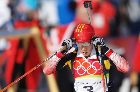 图文-冬季两项女子15公里个人赛刘显英发挥水平
