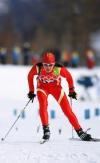 图文-越野滑雪女子竞速赛资格赛刘丽明止步资格赛