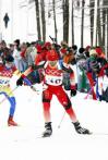 图文-中国女选手获冬季两项最好成绩孙日波获22名