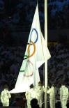 图文-第二十届冬奥会闭幕奥林匹克五环旗缓缓降下