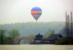 图文-载人热气球首次飞越杭州西湖西湖美景多亮色