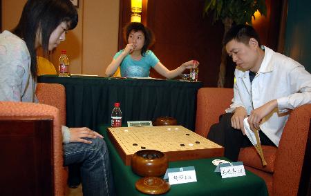 图文体育13围棋―英才杭州会美女