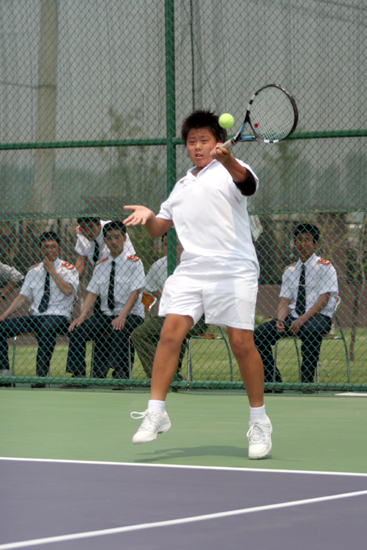 图文-北京网球节少儿网球比赛 年轻的力量型选