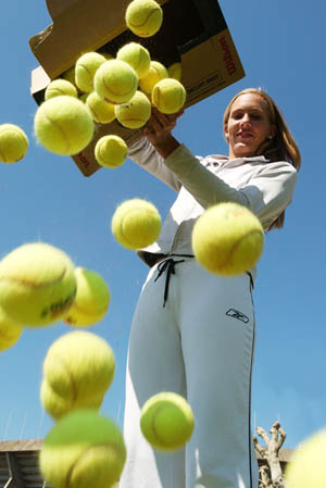 图文-网球美少女瓦伊迪索娃写真集 又一个网球