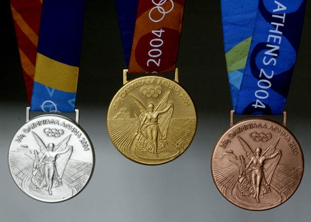 奥运金银铜奖牌图片