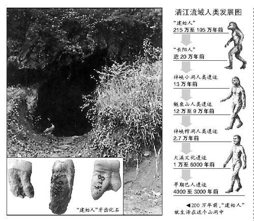 科学探索 人类起源地争议专题 正文2百万年前人牙化石与非洲古人类