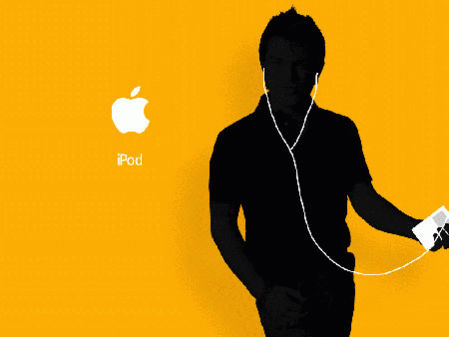 苹果ipod广告图片