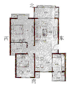 點評:不理想戶型的風水分析(附圖)