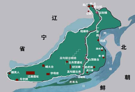 虎山长城地图图片