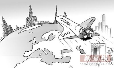 中国加入世贸组织图画图片