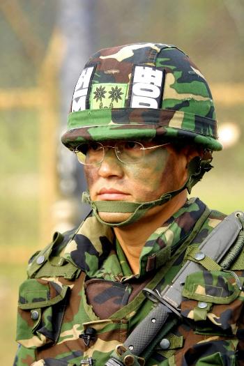 韩国武警图片