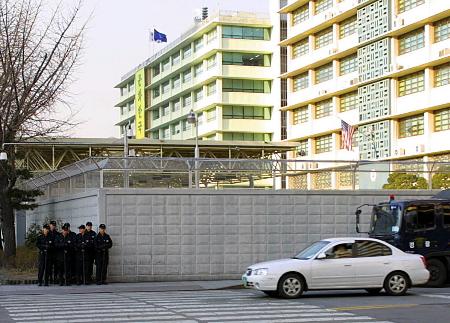 美国驻韩国大使馆图片