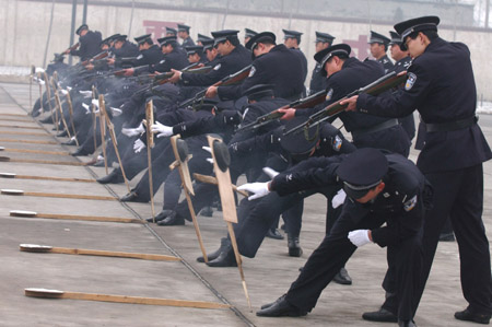 鄭州武警不再執行死刑犯處決 專業法警上崗(組圖)