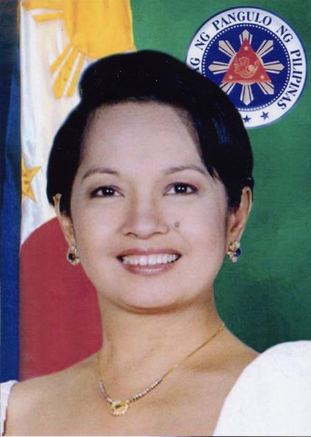 图文:菲律宾总统阿罗约像