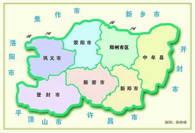 郑州地区地图图片