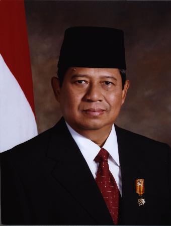 图文:印度尼西亚总统苏西洛像