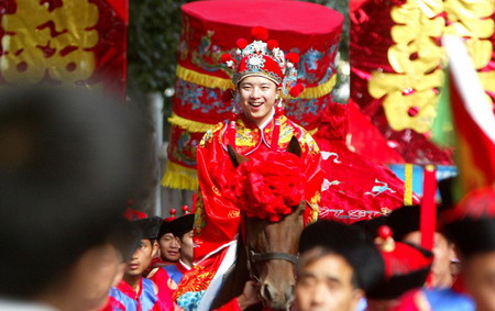 古代新郎官骑马图片图片