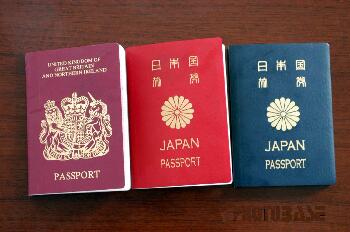 日本签证样本图片