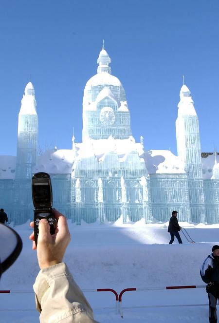 組圖日本札幌冰雪節