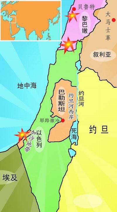 以軍南炸加沙北轟黎巴嫩 兩線出擊欲打掉哈馬斯真主黨戰機轟炸加沙