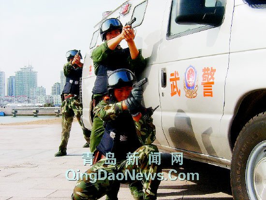 3分钟打踢200次 武警青岛支队组建反恐分队(图)