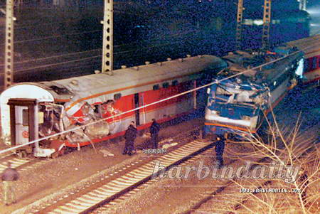 哈大线k127次列车事故图片