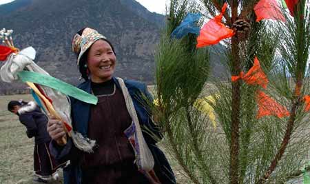 贡布人最早过新年(组图)