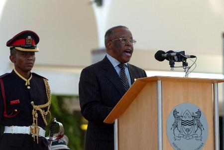图文:博茨瓦纳举行总统就职典礼(2)