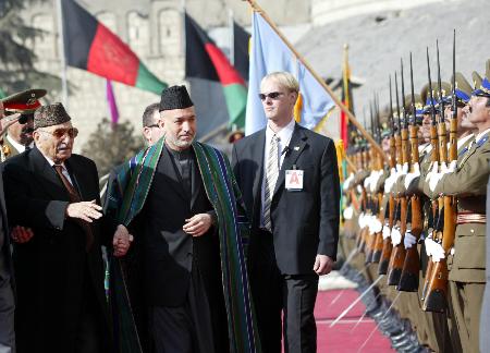 阿富汗总统在阿曼图片