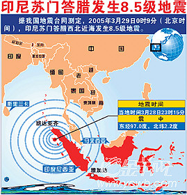 印度洋大地震位置图片
