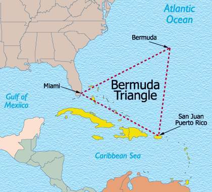 地图上显示的百慕大三角点击此处查看全部新闻图片百慕大三角一直是